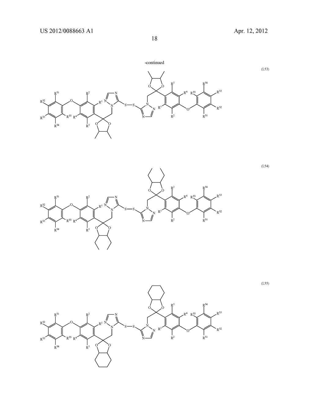 Triazole  Compounds Carrying a Sulfur Substituent - diagram, schematic, and image 19