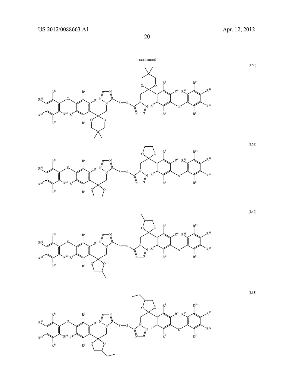 Triazole  Compounds Carrying a Sulfur Substituent - diagram, schematic, and image 21