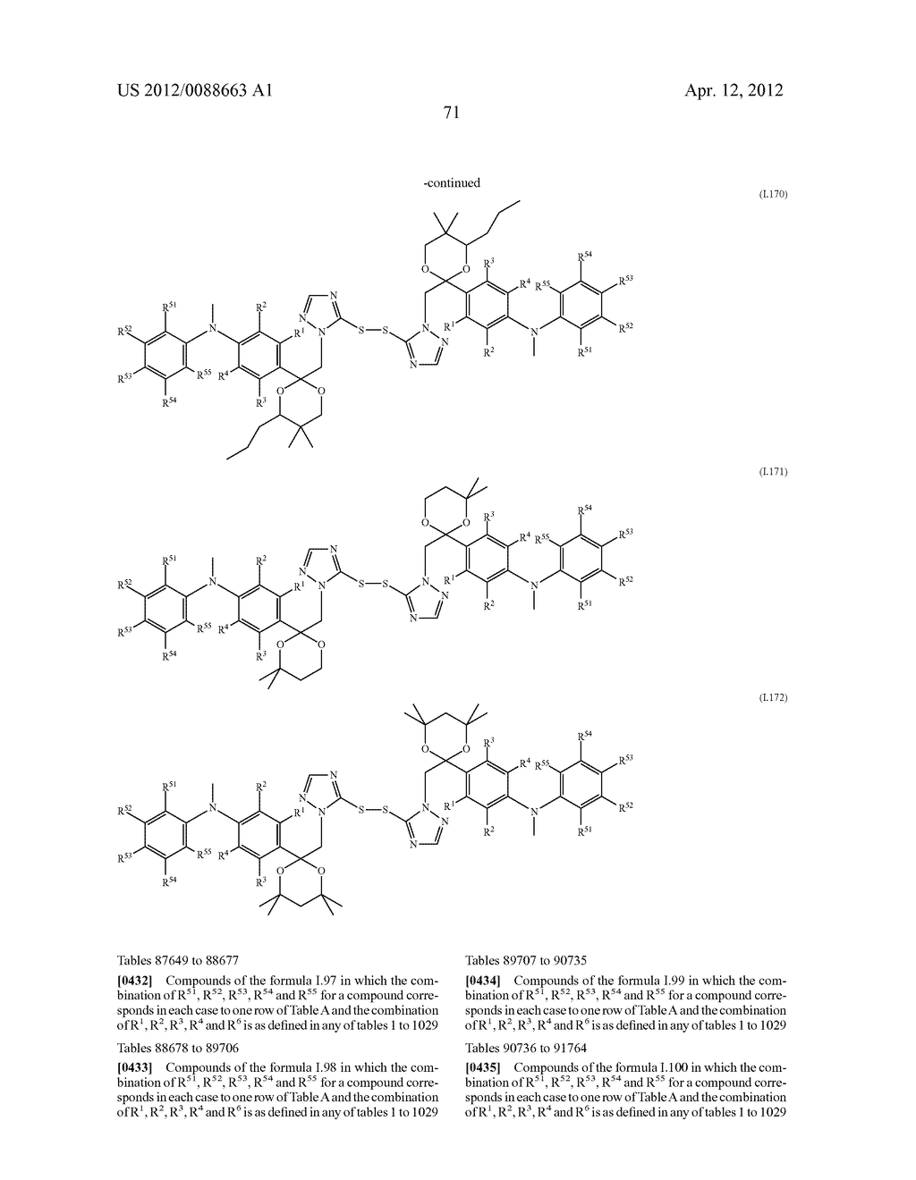 Triazole  Compounds Carrying a Sulfur Substituent - diagram, schematic, and image 72