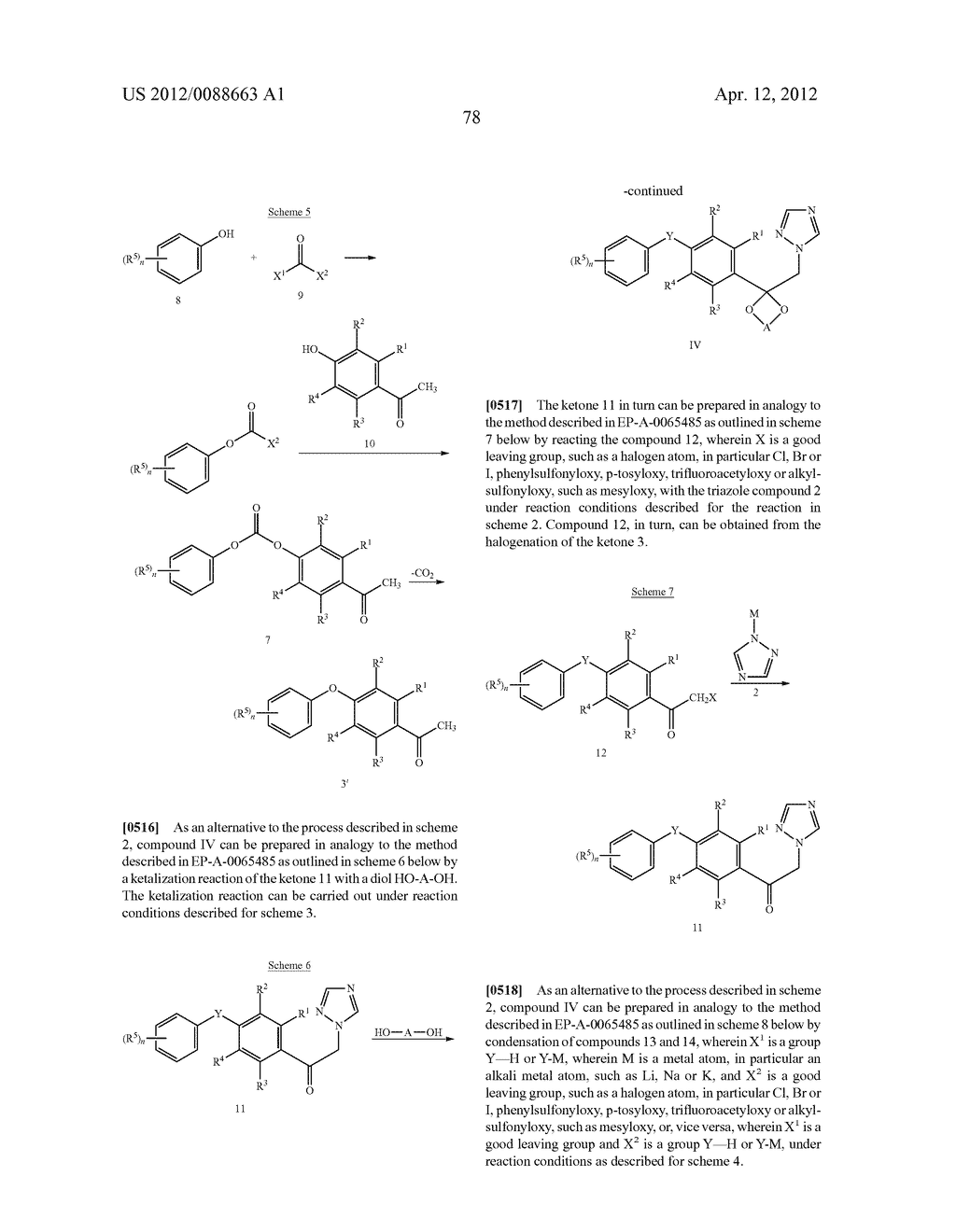 Triazole  Compounds Carrying a Sulfur Substituent - diagram, schematic, and image 79