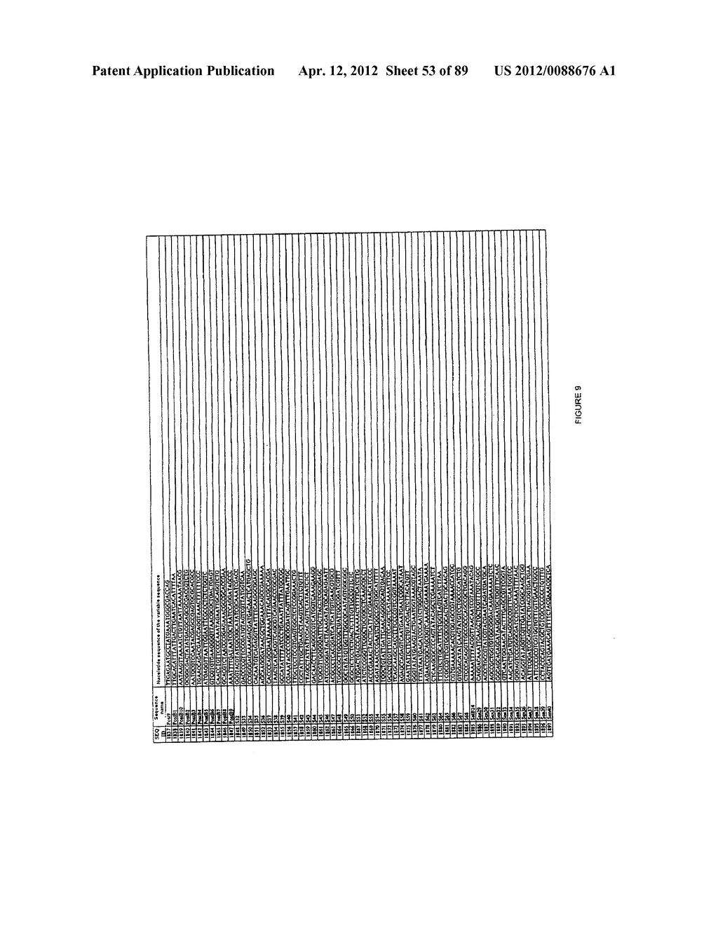 MOLECULAR TYPING AND SUBTYPING OF SALMONELLA BY IDENTIFICATION OF THE     VARIABLE NUCLEOTIDE SEQUENCES OF THE CRISPR LOCI - diagram, schematic, and image 54