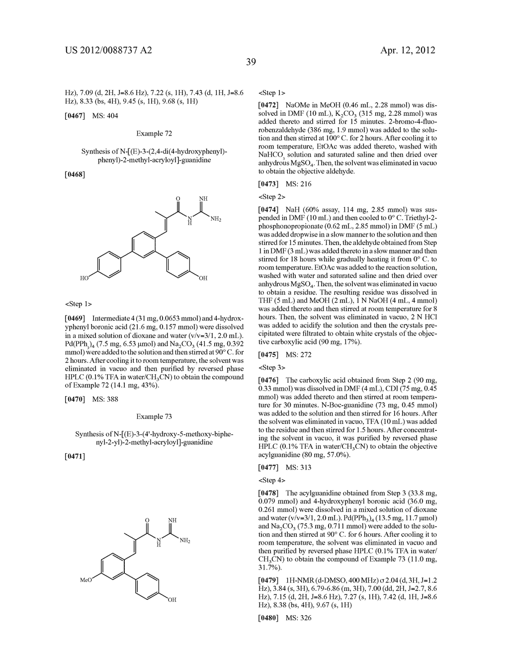 NOVEL ACYL GUANIDINE DERIVATIVES - diagram, schematic, and image 43