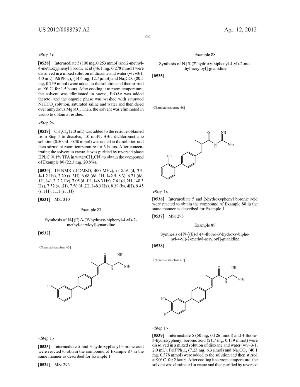 NOVEL ACYL GUANIDINE DERIVATIVES - diagram, schematic, and image 48