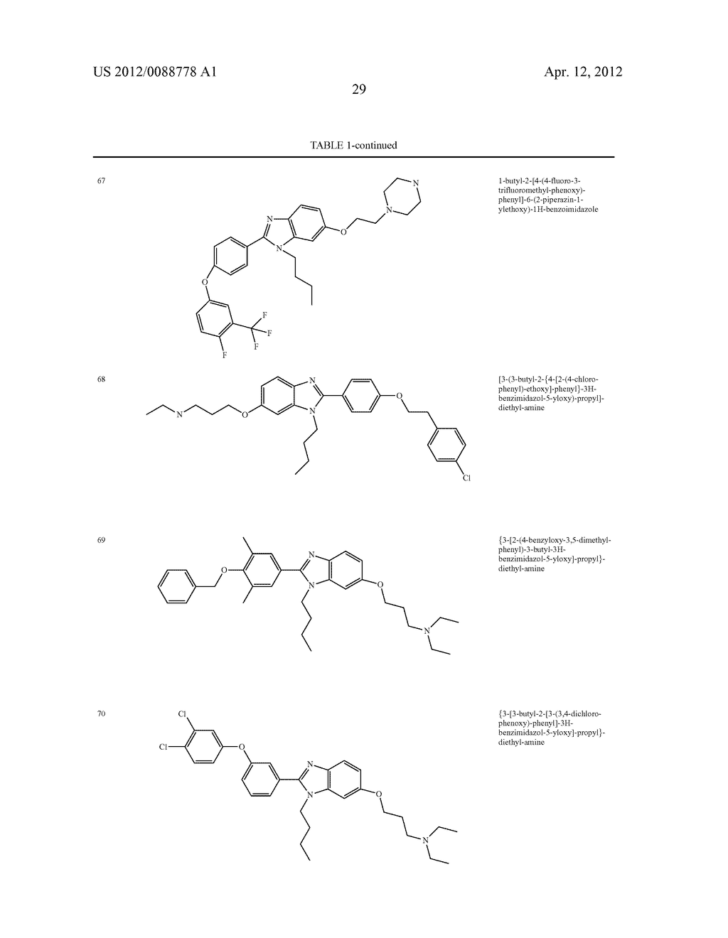 AZOLE DERIVATIVES AND FUSED BICYCLIC AZOLE DERIVATIVES AS THERAPEUTIC     AGENTS - diagram, schematic, and image 30