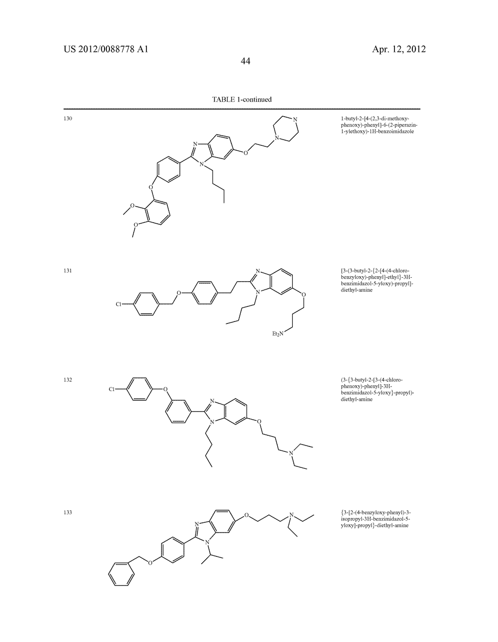 AZOLE DERIVATIVES AND FUSED BICYCLIC AZOLE DERIVATIVES AS THERAPEUTIC     AGENTS - diagram, schematic, and image 45