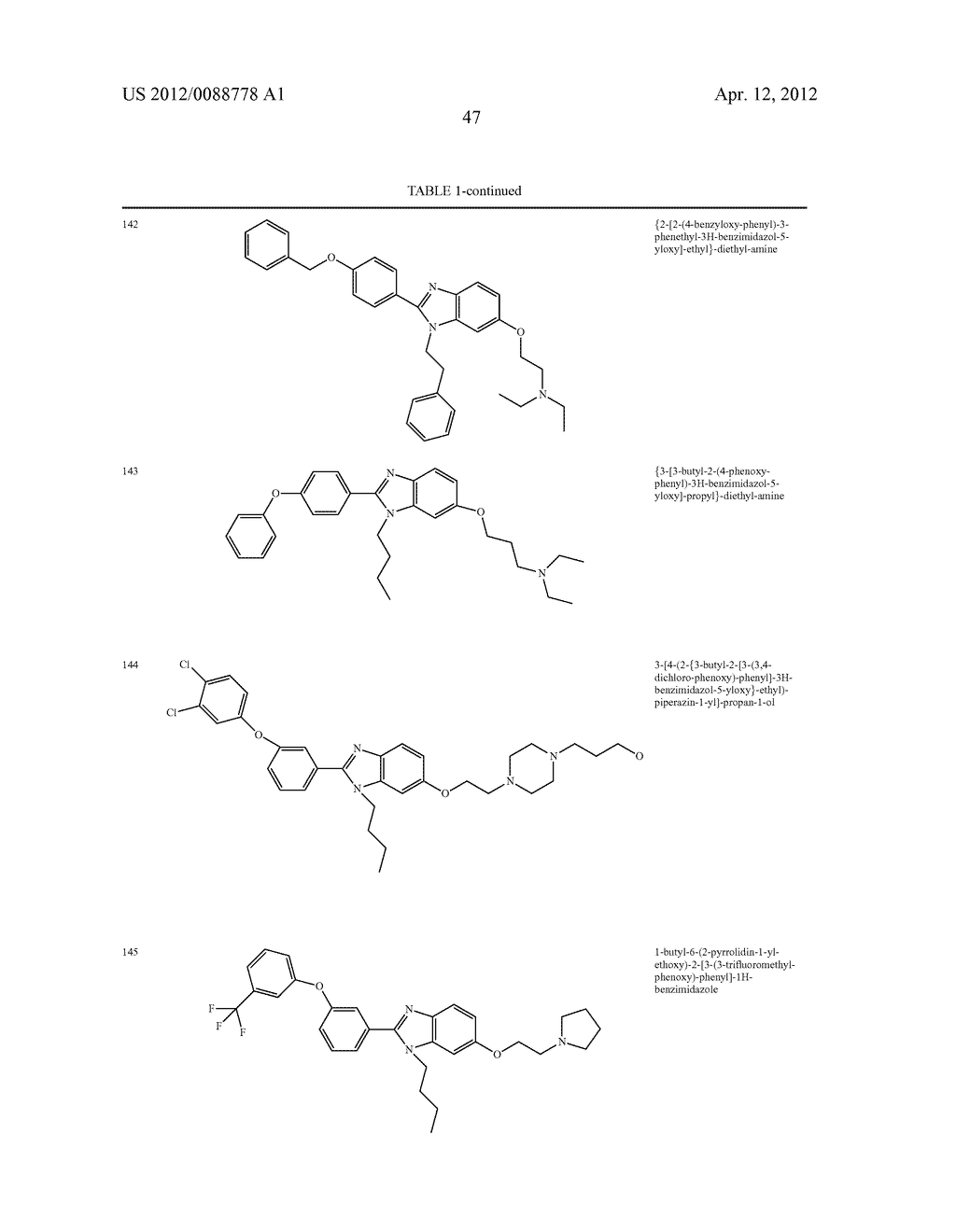 AZOLE DERIVATIVES AND FUSED BICYCLIC AZOLE DERIVATIVES AS THERAPEUTIC     AGENTS - diagram, schematic, and image 48