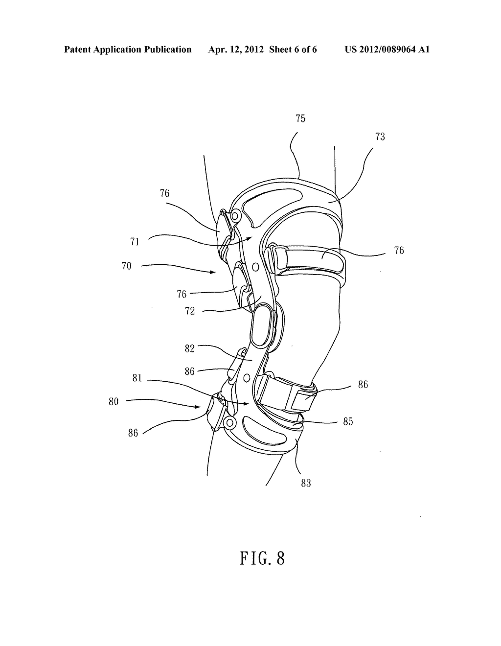 Adjustable joint positioning device - diagram, schematic, and image 07