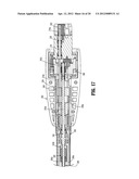 HAND HELD SURGICAL HANDLE ASSEMBLY, SURGICAL ADAPTERS FOR USE BETWEEN     SURGICAL HANDLE ASSEMBLY AND SURGICAL END EFFECTORS, AND METHODS OF USE diagram and image