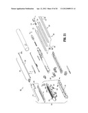 HAND HELD SURGICAL HANDLE ASSEMBLY, SURGICAL ADAPTERS FOR USE BETWEEN     SURGICAL HANDLE ASSEMBLY AND SURGICAL END EFFECTORS, AND METHODS OF USE diagram and image