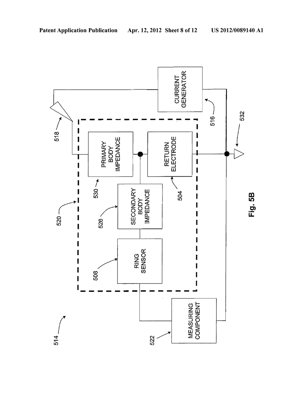 Electrosurgical System for Measuring Contact Quality of a Return Pad - diagram, schematic, and image 09