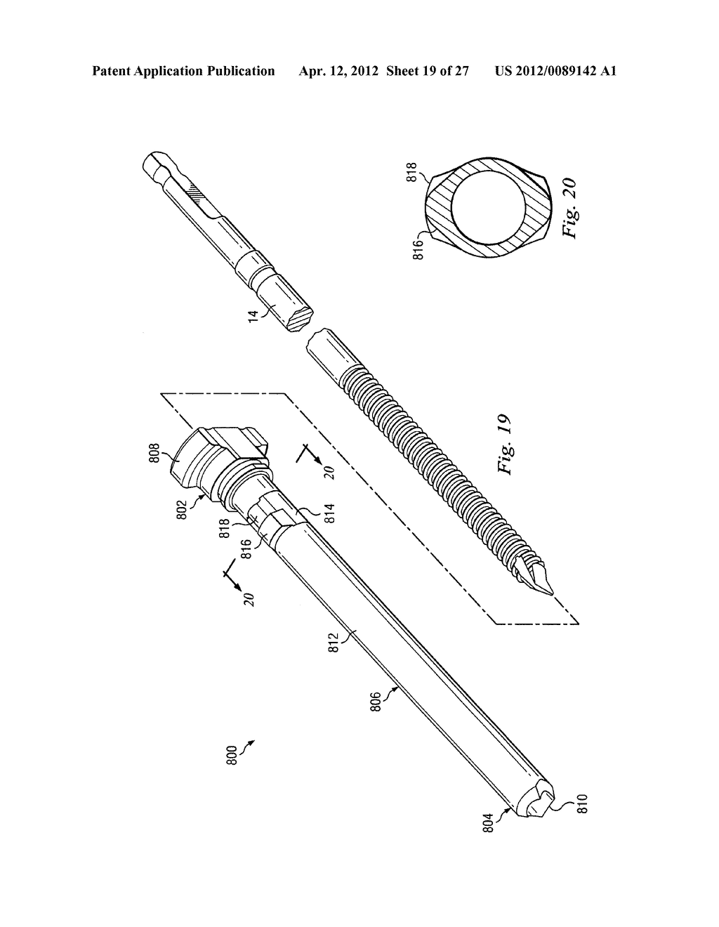 Single Lock External Fixation Clamp Arrangement and Method - diagram, schematic, and image 20