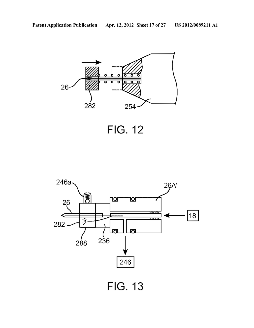 METHODS AND APPARATUS FOR CRYOGENICALLY TREATING MULTIPLE TISSUE SITES     WITH A SINGLE PUNCTURE - diagram, schematic, and image 18