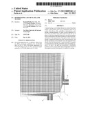 Sensor having a set of plates, and method diagram and image