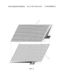 Sensor having a set of plates, and method diagram and image