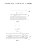 Sensor having a set of plates, and method diagram and image