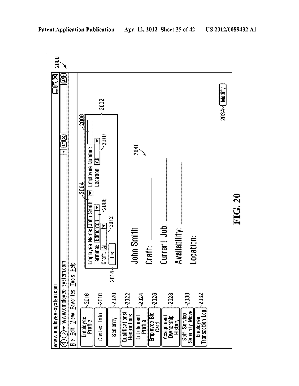 METHOD AND SYSTEM FOR ASSESSING PENALTIES ASSOCIATED WITH AN EMPLOYEE     WITHOUT A JOB ASSIGNMENT - diagram, schematic, and image 36