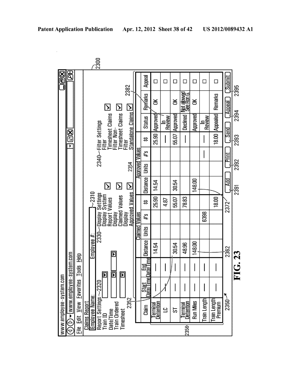 METHOD AND SYSTEM FOR ASSESSING PENALTIES ASSOCIATED WITH AN EMPLOYEE     WITHOUT A JOB ASSIGNMENT - diagram, schematic, and image 39