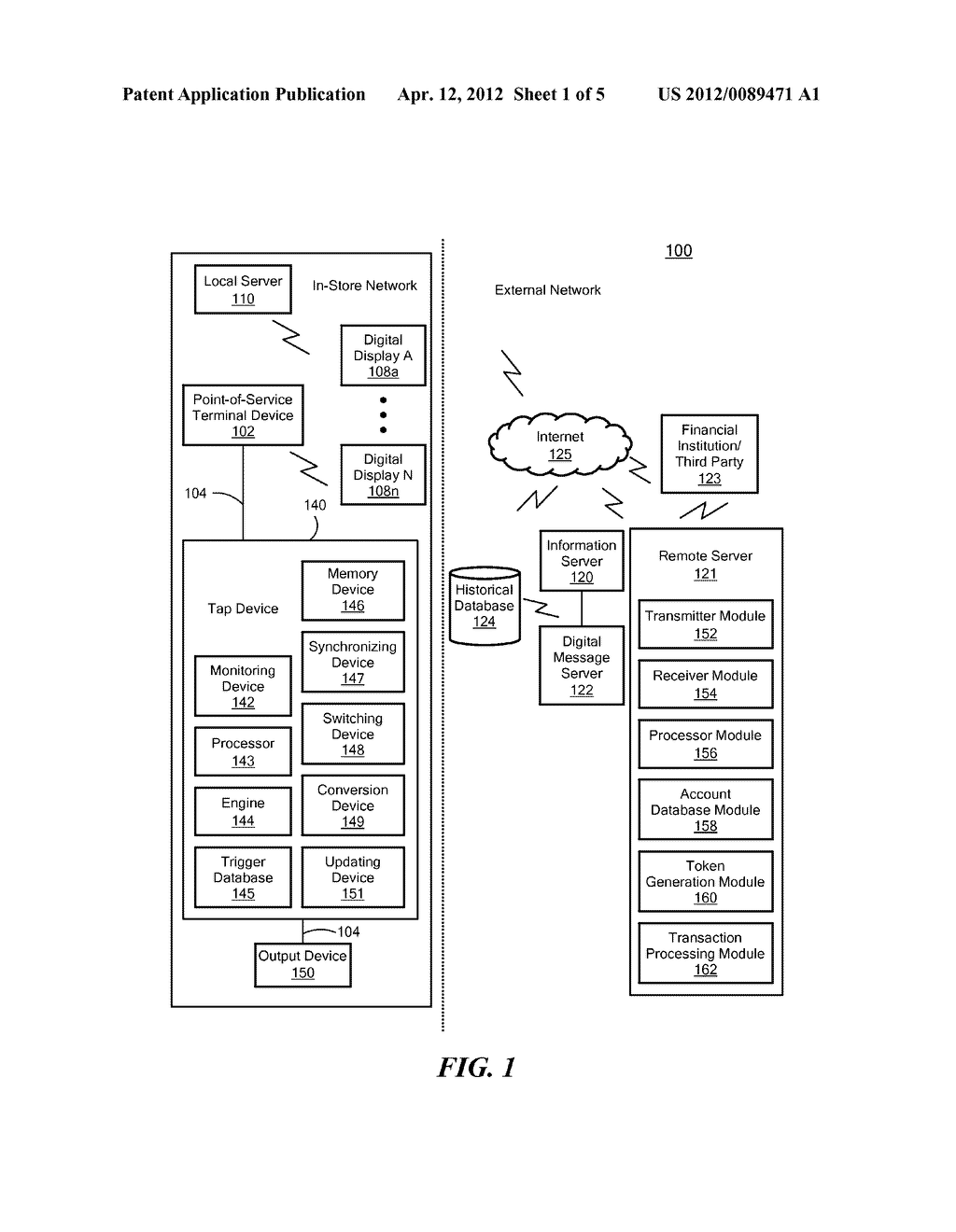 SYSTEM AND METHOD OF CAPTURING POINT-OF-SALE DATA AND PROVIDING REAL-TIME     ADVERTISING CONTENT - diagram, schematic, and image 02