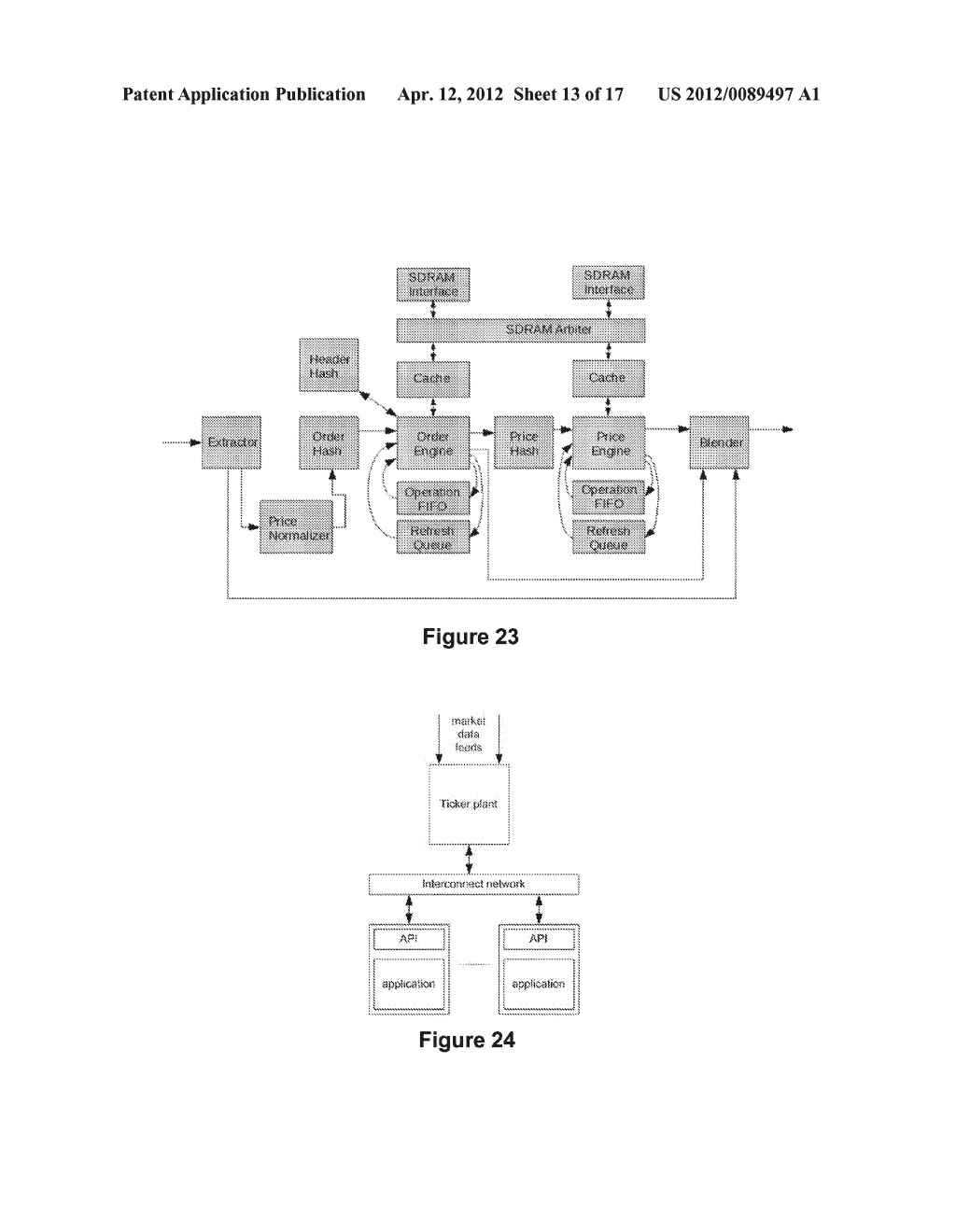 Method and Apparatus for High-Speed Processing of Financial Market Depth     Data - diagram, schematic, and image 14