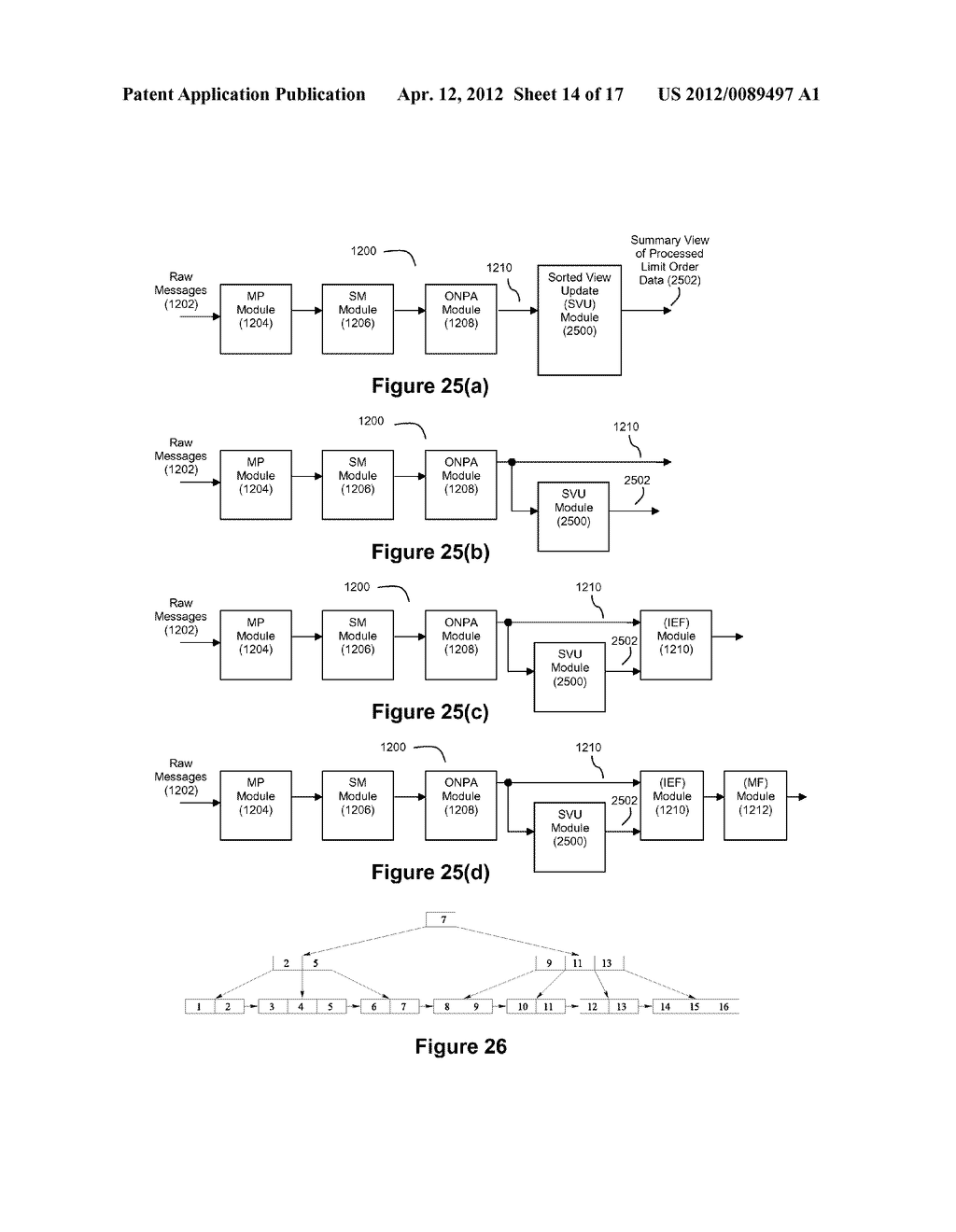 Method and Apparatus for High-Speed Processing of Financial Market Depth     Data - diagram, schematic, and image 15