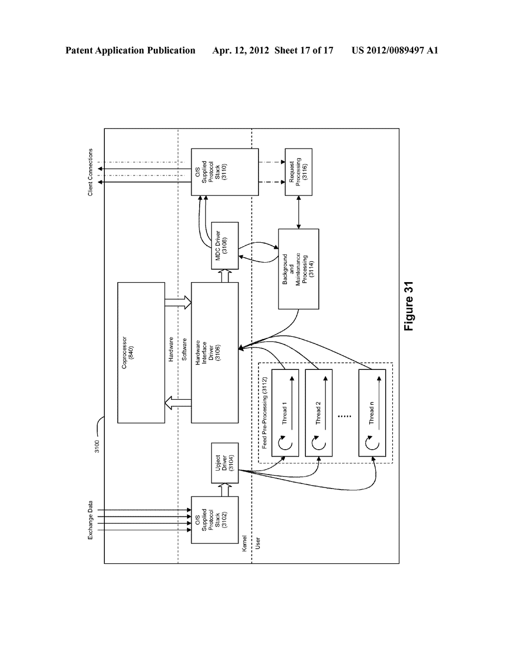 Method and Apparatus for High-Speed Processing of Financial Market Depth     Data - diagram, schematic, and image 18