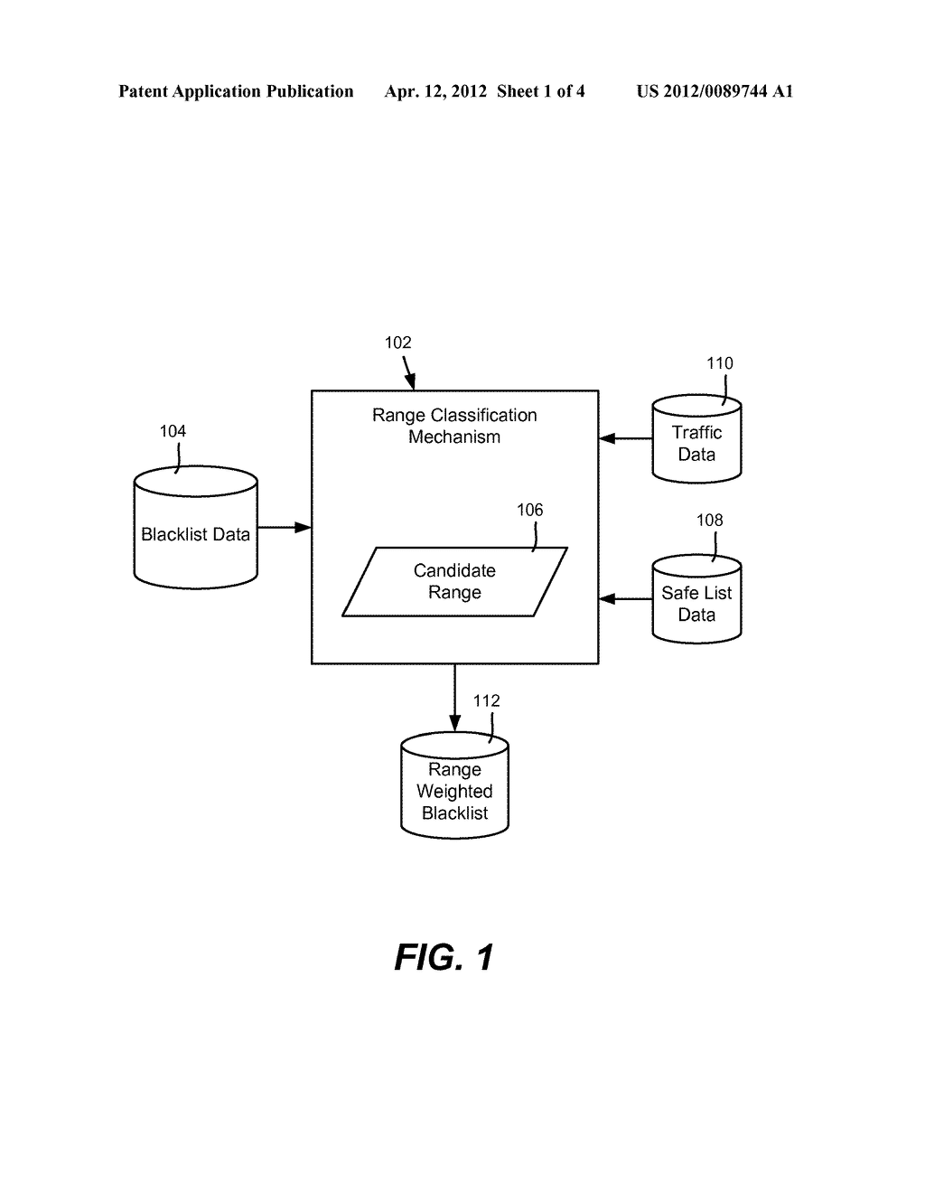 Range Weighted Internet Protocol Address Blacklist - diagram, schematic, and image 02