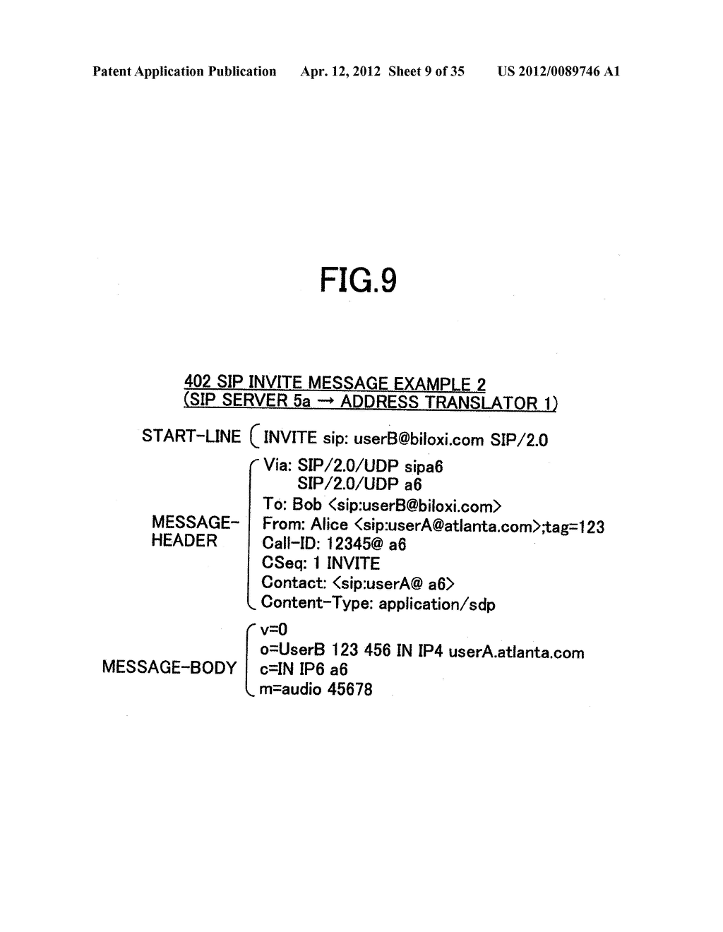 ADDRESS TRANSLATOR, MESSAGE PROCESSING METHOD AND EQUIPMENT - diagram, schematic, and image 10