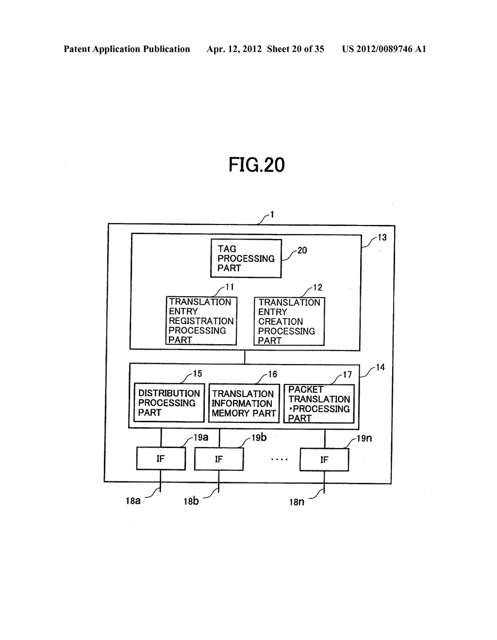 ADDRESS TRANSLATOR, MESSAGE PROCESSING METHOD AND EQUIPMENT - diagram, schematic, and image 21