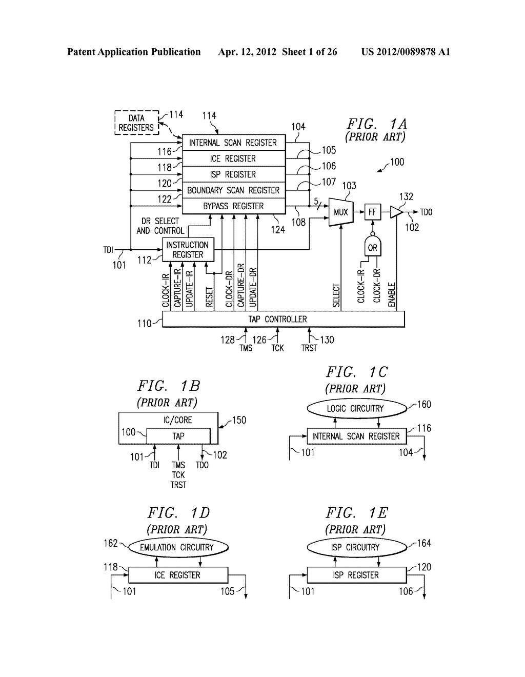 DUAL MODE TEST ACCESS PORT METHOD AND APPARATUS - diagram, schematic, and image 02