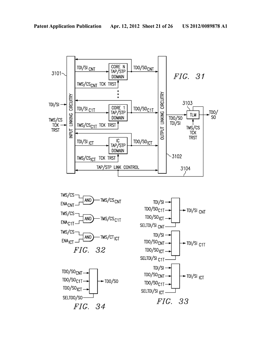 DUAL MODE TEST ACCESS PORT METHOD AND APPARATUS - diagram, schematic, and image 22