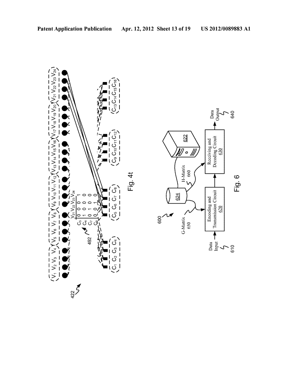 Systems and Methods for Error Correction Using Irregular Low Density     Parity Check Codes - diagram, schematic, and image 14