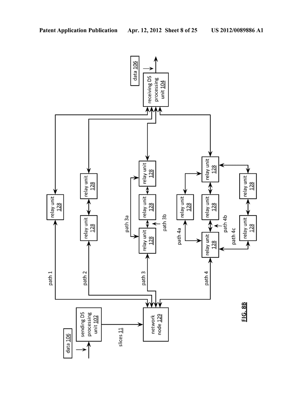 RELAYING DATA TRANSMITTED AS ENCODED DATA SLICES - diagram, schematic, and image 09