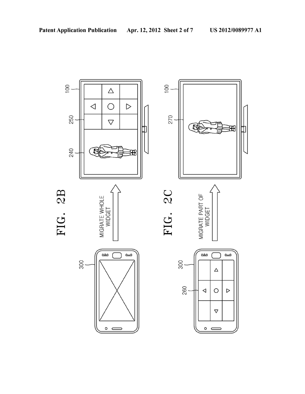 METHOD AND APPARATUS FOR PERFORMING SERVICE IN PLURALITY OF DEVICES BASED     ON WIDGET MIGRATION - diagram, schematic, and image 03