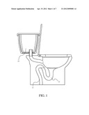 TOILET WITH ODOR EXHAUSTING MECHANISM diagram and image