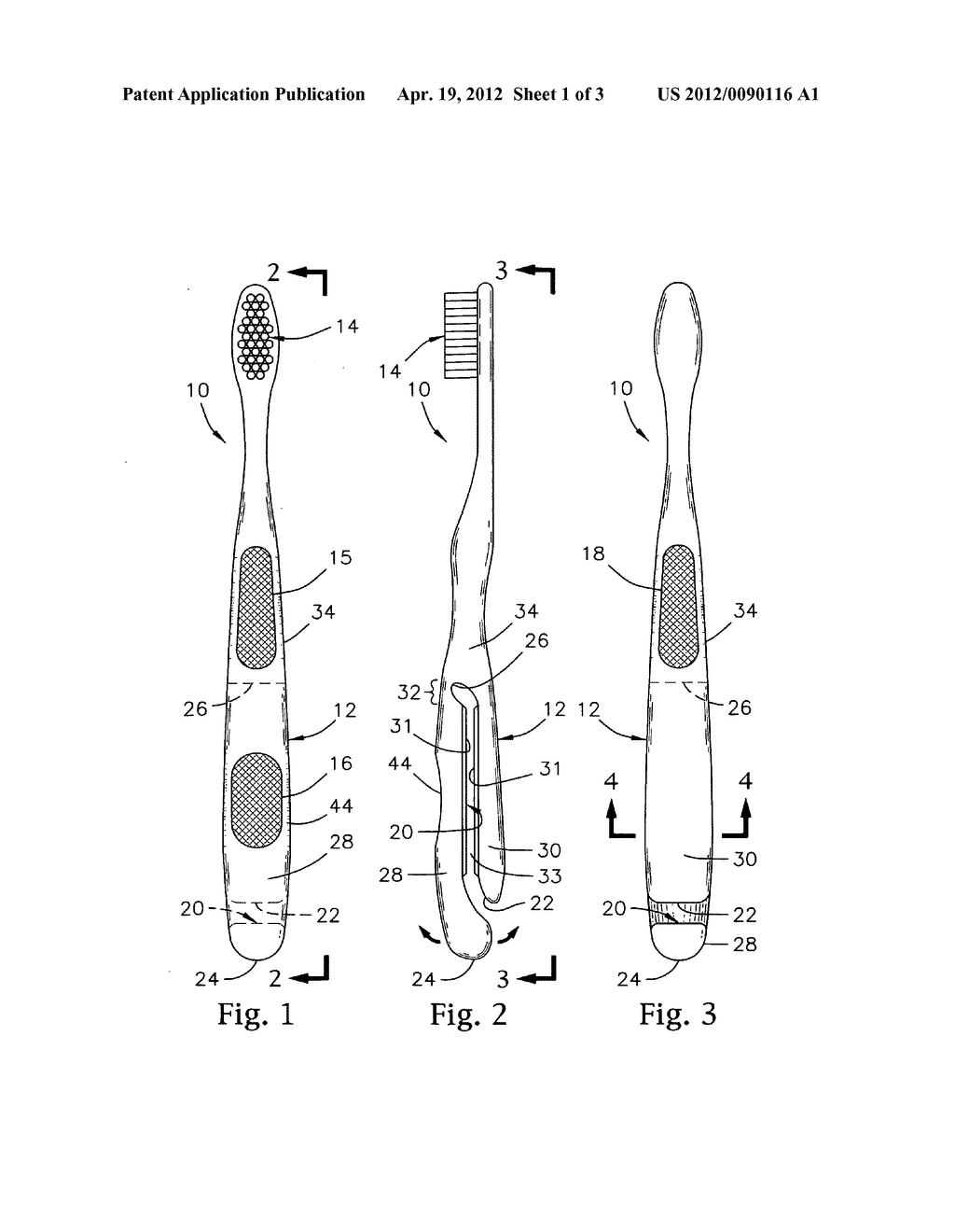 Toothbrush - diagram, schematic, and image 02