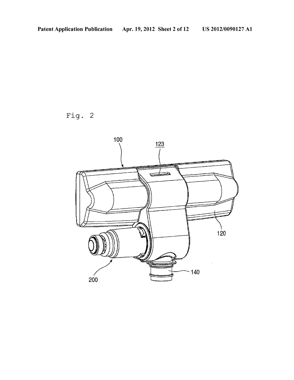 VISUALIZATION DEVICE FOR DUST COLLECTION OF VACUUM CLEANER - diagram, schematic, and image 03