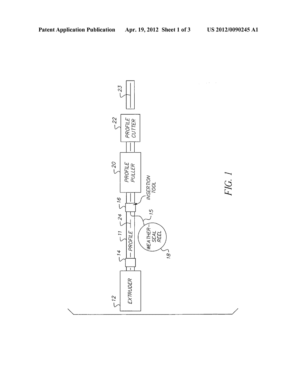 System, method and apparatus for producing weatherstrip containing     profiles of different shape and weatherstrips for use therewith - diagram, schematic, and image 02