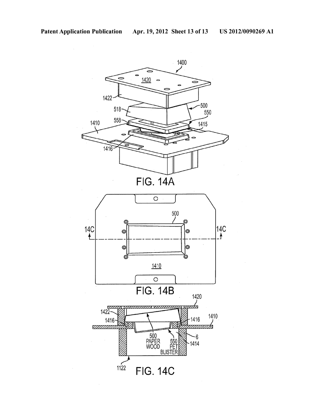 Blister Packaging Container Sealing Tool and Method - diagram, schematic, and image 14