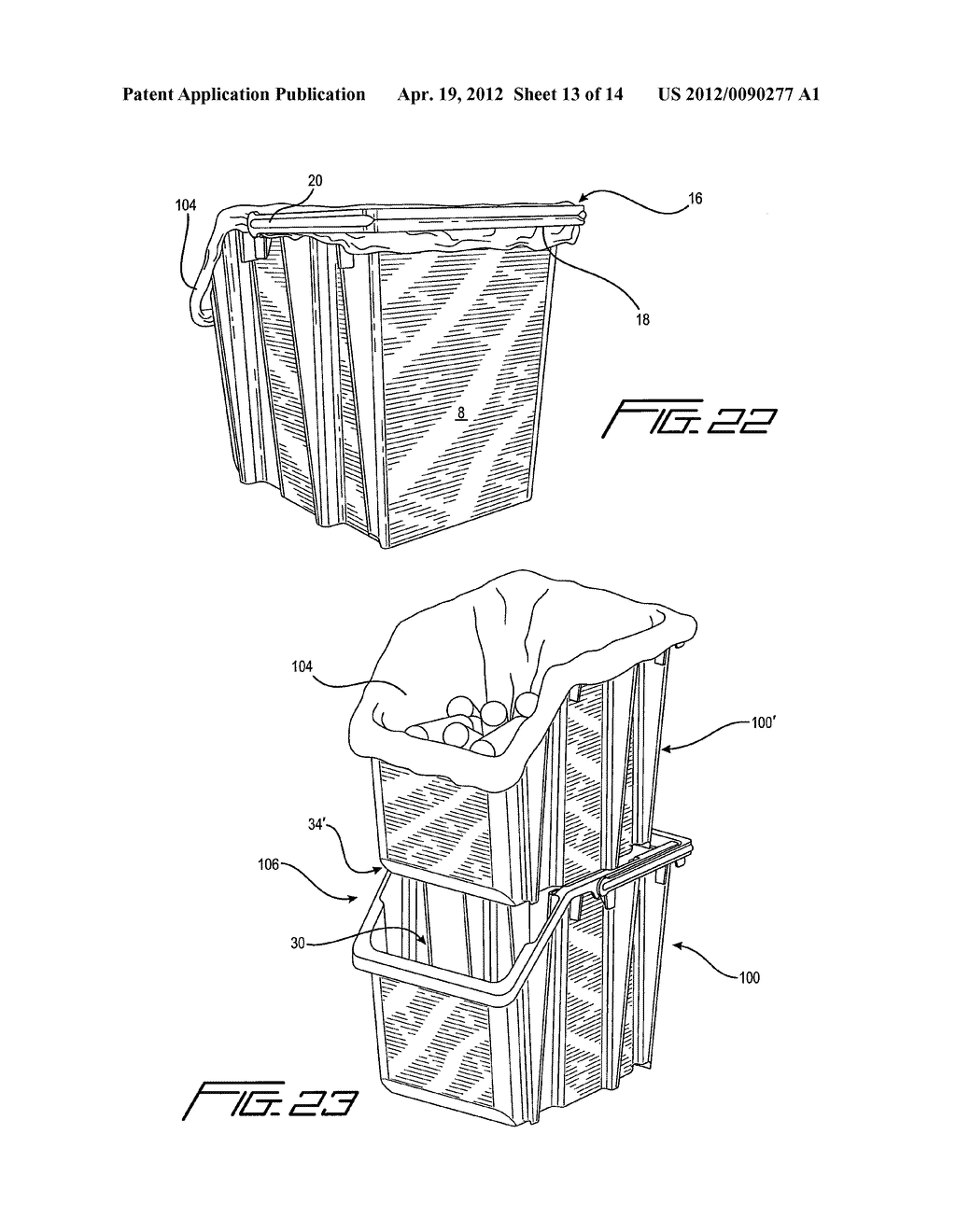 Residential Recycling Bin - diagram, schematic, and image 14