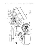 PLANT MOWER-CONDITIONER COMPRISING A DEVICE FOR UNIFORMLY DISTRIBUTING     PLANTS THROWN BACK TO THE GROUND diagram and image