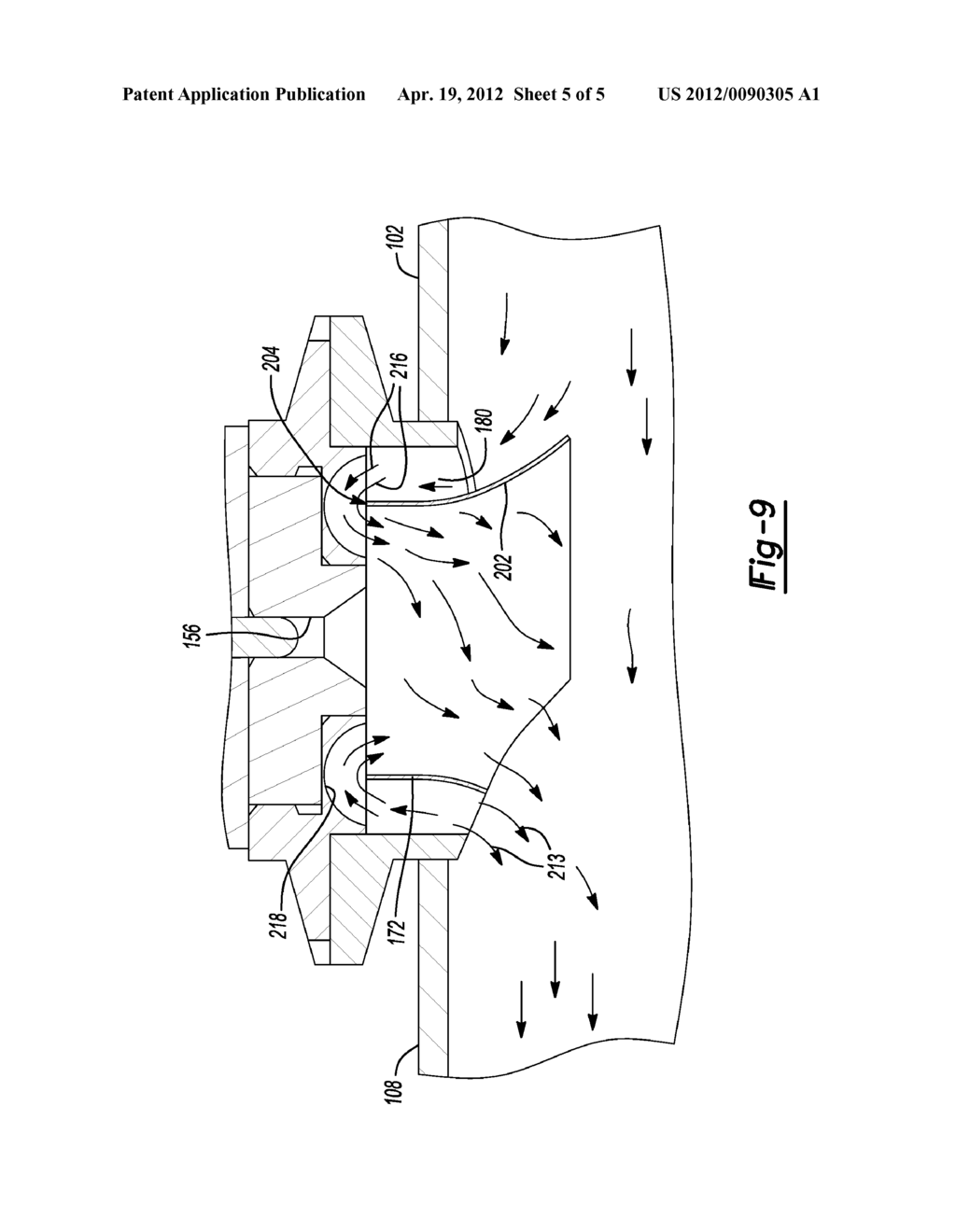 Exhaust Gas Stream Vortex Breaker - diagram, schematic, and image 06