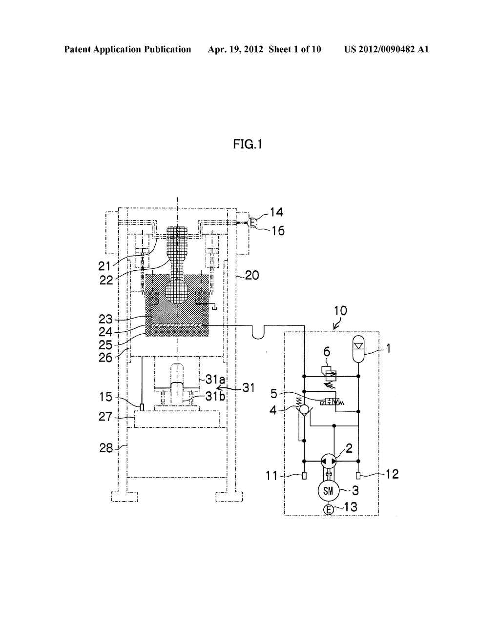 PRESS LOAD CONTROLLING APPARATUS FOR MECHANICAL PRESS - diagram, schematic, and image 02