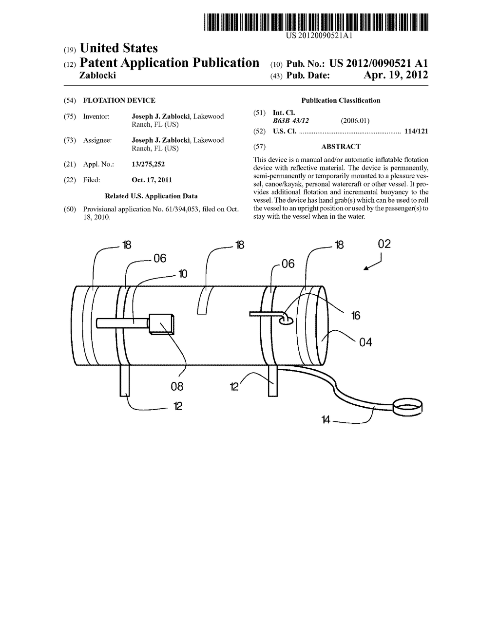 FLOTATION DEVICE - diagram, schematic, and image 01