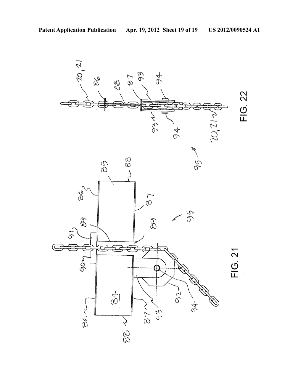 ARTICULATED MULTIPLE BUOY MARINE PLATFORM APPARATUS AND METHOD OF     INSTALLATION - diagram, schematic, and image 20