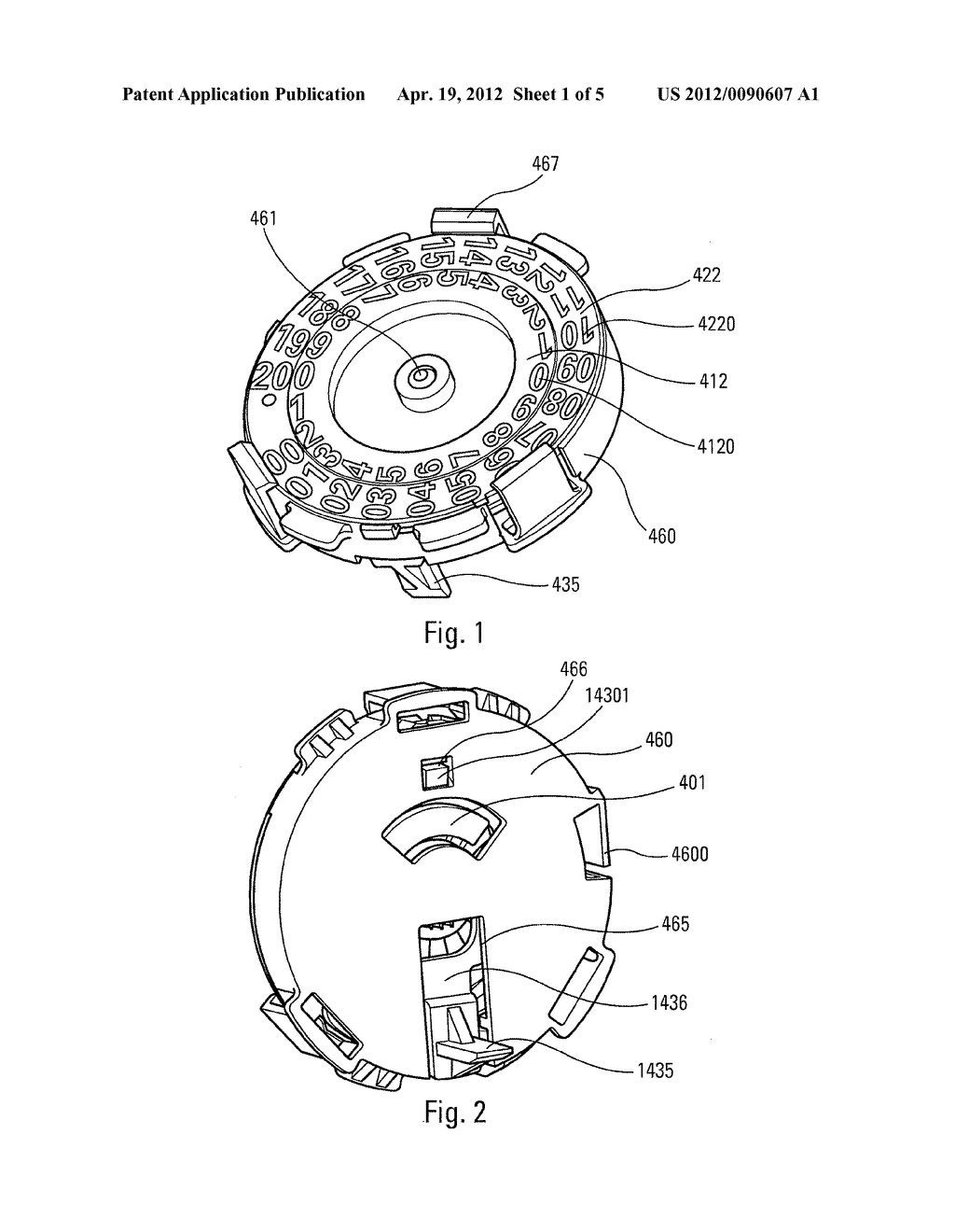 METER FOR A DEVICE FOR DISPENSING A FLUID OR POWDER PRODUCT - diagram, schematic, and image 02