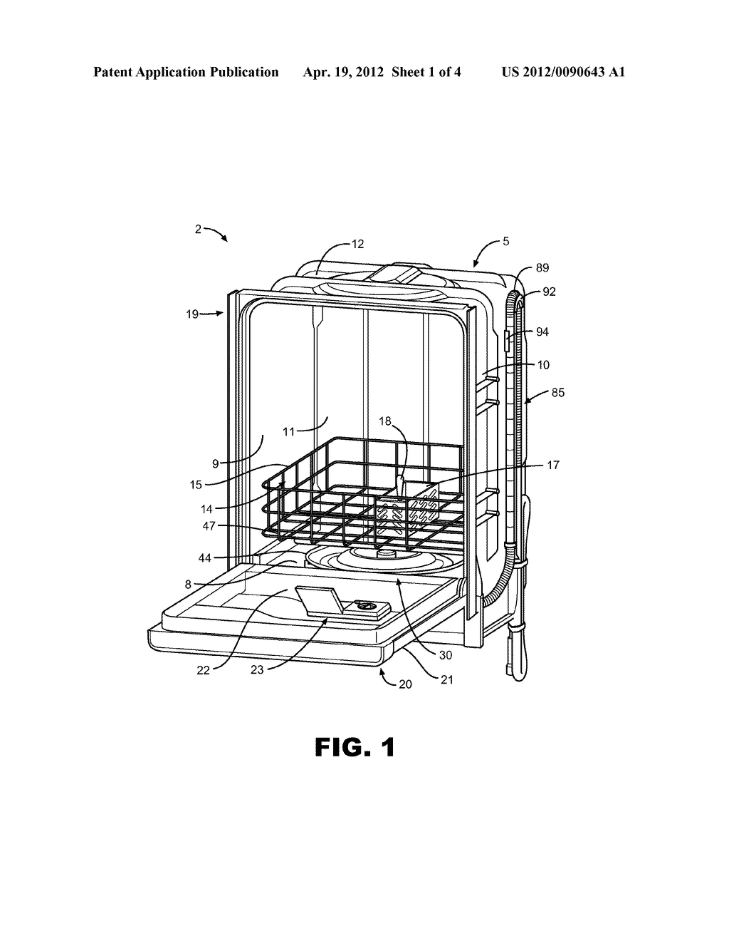 DISHWASHER DETERGENT DISPENSER - diagram, schematic, and image 02