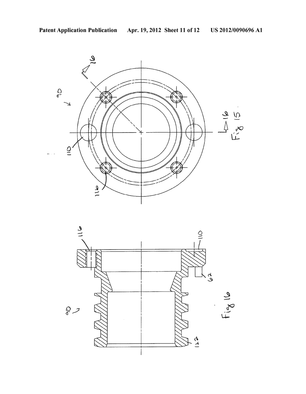 BREAKAWAY THREAD-LOCK QUICK CONNECT/DISCONNECT COUPLING - diagram, schematic, and image 12