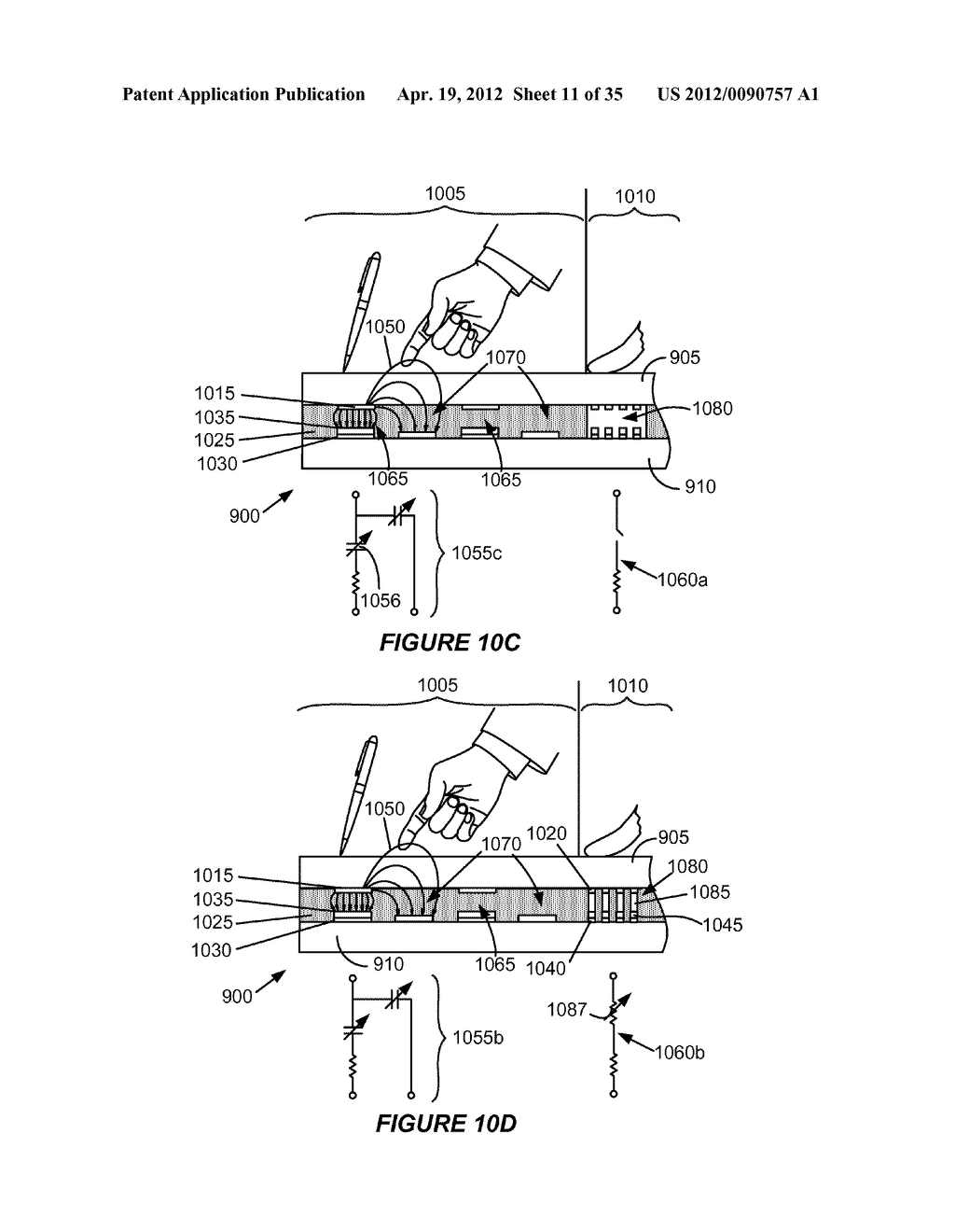 FABRICATION OF TOUCH, HANDWRITING AND FINGERPRINT SENSOR - diagram, schematic, and image 12