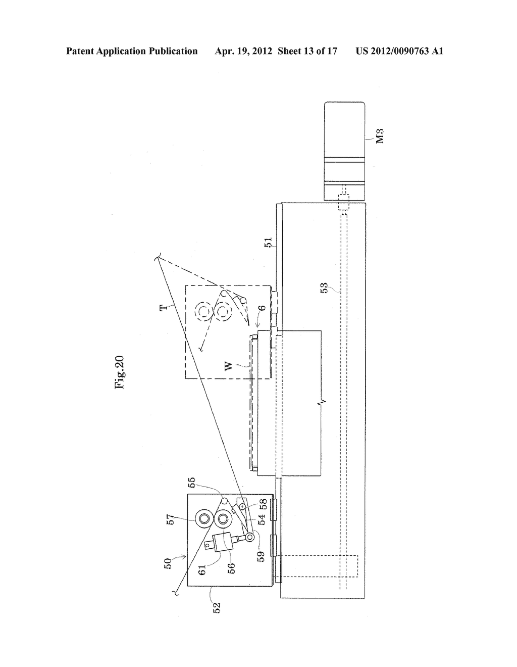 METHOD AND APPARATUS FOR SEPARATING PROTECTIVE TAPE - diagram, schematic, and image 14