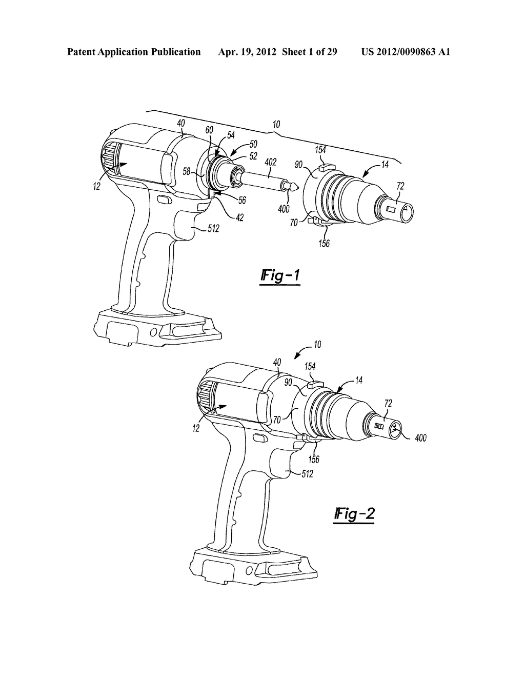 SCREWDRIVING TOOL HAVING A DRIVING TOOL WITH A REMOVABLE CONTACT TRIP     ASSEMBLY - diagram, schematic, and image 02